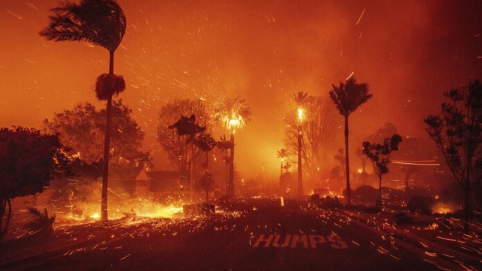 Los Angeles v plameňoch